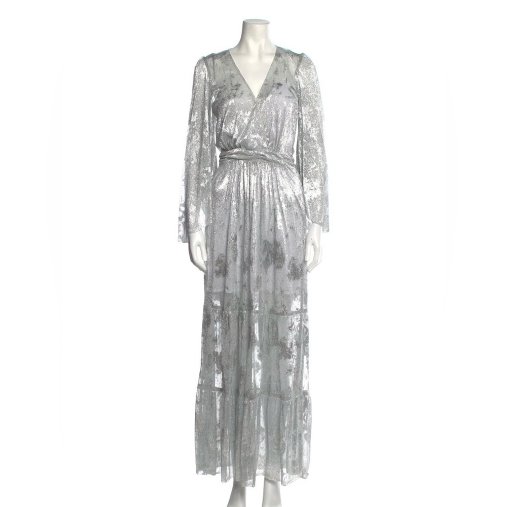 BA&SH VIANCA Silver Dress NWT - Picture 4 of 6